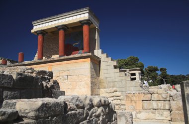 Knoss Sarayı. Crete, Yunanistan