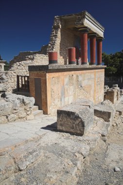 Arkeoloji Müzesi açık hava, Knoss Sarayı. Crete, Yunanistan
