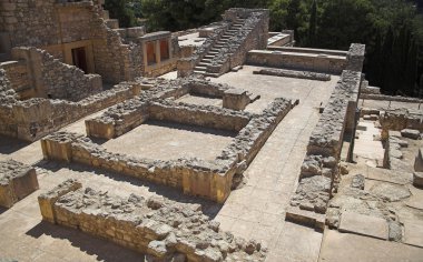 Arkeolojik kazılar, Knoss Sarayı Crete, Yunanistan