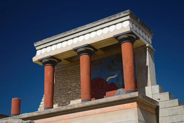 El edificio permanece en el palacio Knoss. Creta, Grecia —  Fotos de Stock