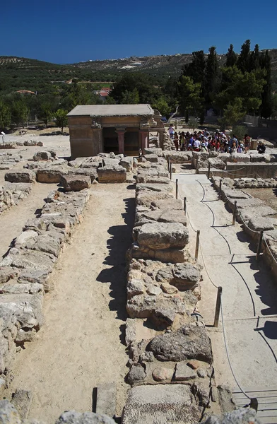 Palacio Knoss, excavaciones arqueológicas. Creta, Grecia —  Fotos de Stock