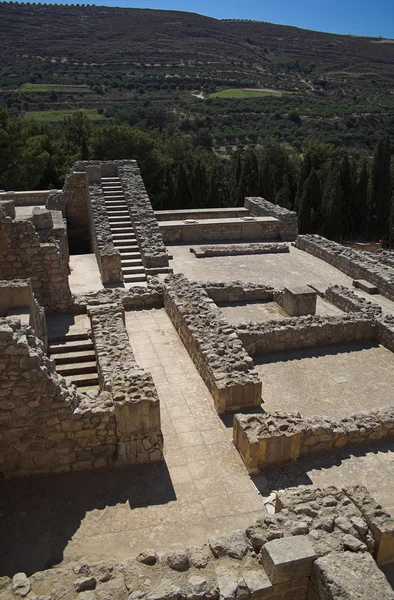 Archeologické vykopávky. Knoss, Kréta, Řecko — Stock fotografie