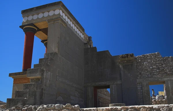 Remains of ancient building. Knoss, Crete, Greece — Stock Photo, Image