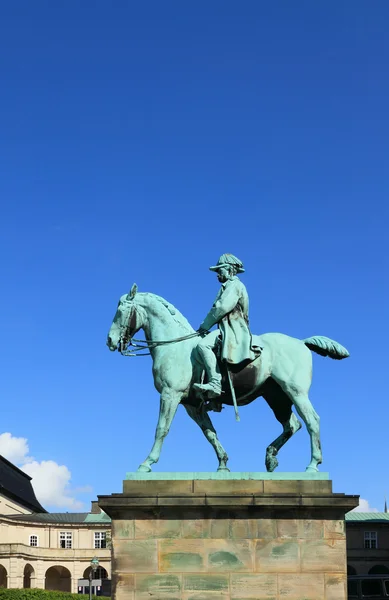 Statue équestre du roi Christian IX. Copenhague, Danemark — Photo