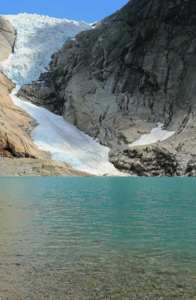 Glaciar Briksdal, Noruega — Fotografia de Stock