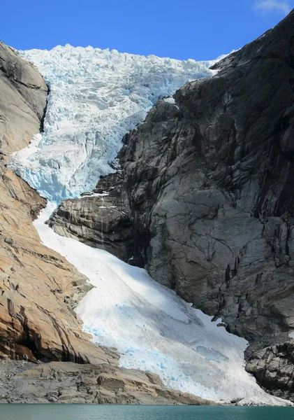 Norway, Briksdal glacier — Stock Photo, Image