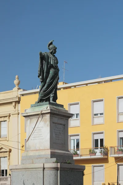 Statue of king Carlo Felice. Cagliari, Sardinia — Stock Photo, Image