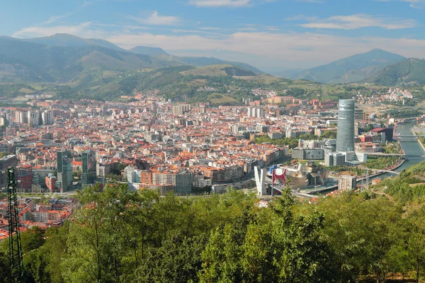 Kenti yukarıdan. Bilbao, İspanya — Stok fotoğraf