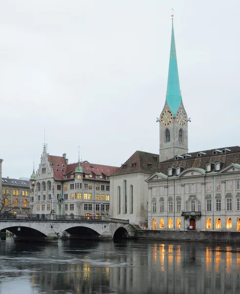 Cathédrale de la Vierge, Fraumyunster (Fraumunster). Zurich, Suisse — Photo