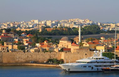 Liman kenti, Ibrahim Paşa Camii. Rhodes, Yunanistan