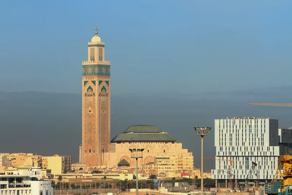 Mesquita de Hasan em Casablanca, Marrocos — Fotografia de Stock