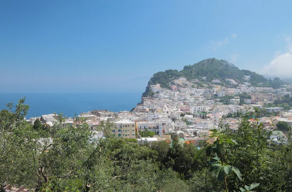 Populaire badplaats. Capri, Italië — Stockfoto