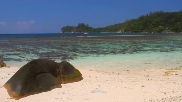 Öböl Baie Lazare, Seychelles-szigetek — Stock videók