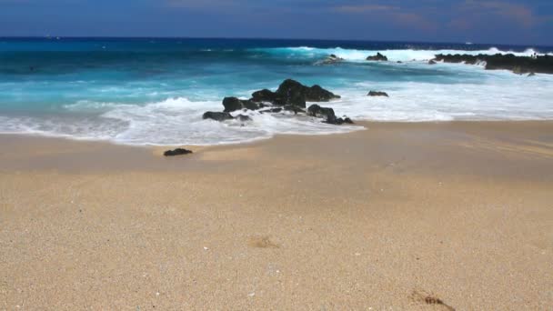 Boucan Canot Beach. Réunion — Stock video