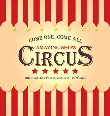  Sirk posteri. Sirk afişi. Karnaval afişi. Olay afişi