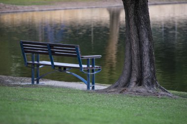 Efendim James yağma Park, Iluka, Batı Avustralya gölet yakınındaki doğal bir Bank