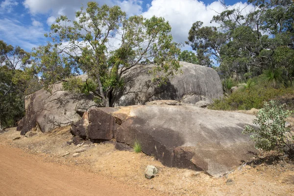 John Forrest Nationaal Park rocky landschap — Stockfoto