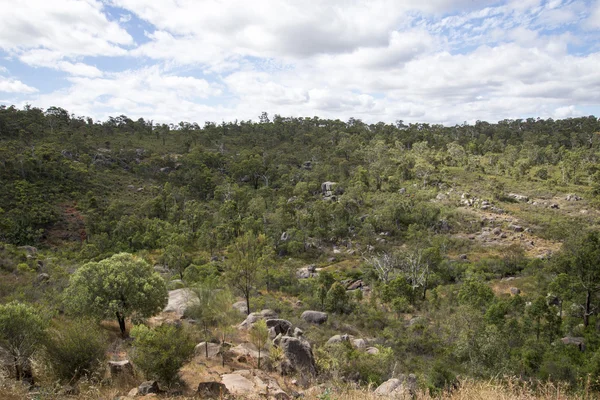 John Forrest Nationalpark felsige Landschaft — Stockfoto