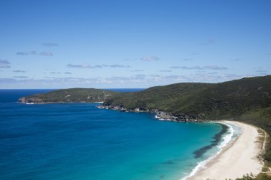 Shelley Beach West Cape Howe Milli Parkı'nda Albany yakınlarında bir görünüm