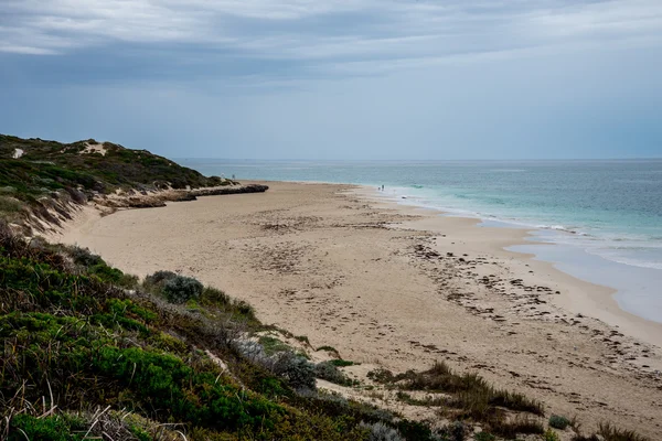 A view of Fisherman's Hollow Beach in cloudy weather, Western Au — Stock Photo, Image