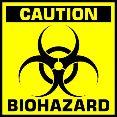 caution biohazard sign