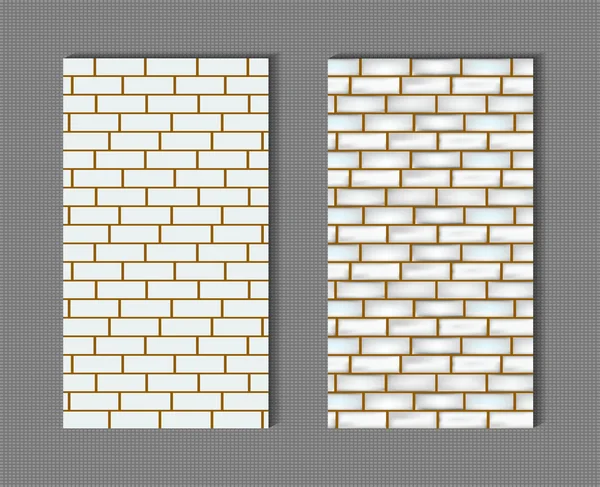Muro de ladrillo textura sin costura — Vector de stock