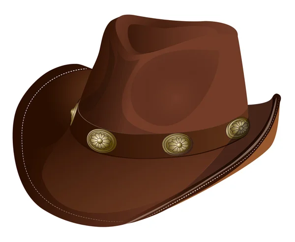 Sombrero de vaquero — Vector de stock