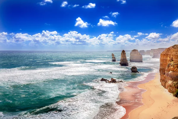 Tolv apostlarnas längs Great Ocean Road i Australien — Stockfoto