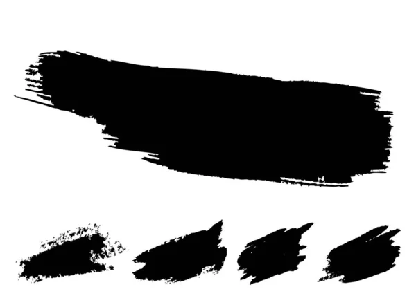 Trames Brosses Éléments Conception Grunge — Image vectorielle