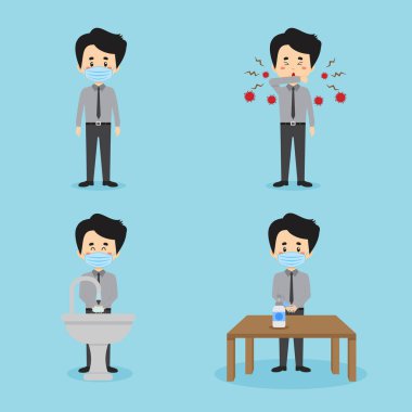 Coronavirus Protokolleri Simgeleri