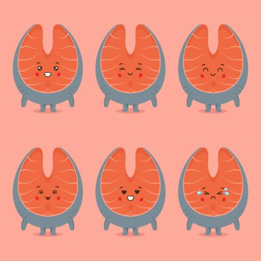 Çeşitli İfadeli Şirin Somon