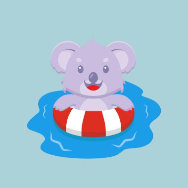 Şirin Koala Yüzen Yaz Çizgi Filmi