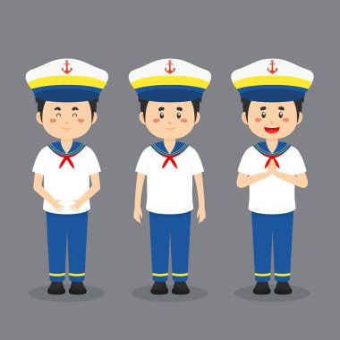 Çeşitli İfadeli Sailor Karakteri