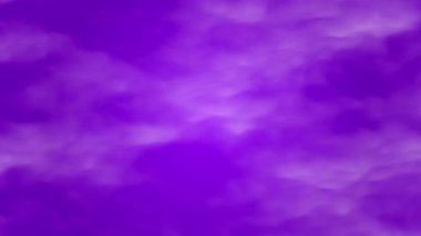 Bulutlu soyut arka plan, mor ve beyaz renkler. Web tasarımı, sosyal medya grafikleri ve sanatsal projeler için uygun. Canlı ve sakinleştirici renk paleti.