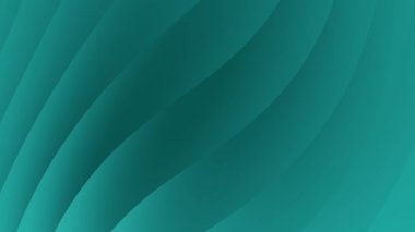 Eğri çizgileri olan Teal soyut arkaplan. Modern tasarımlar, web sitesi geçmişi, sosyal medya grafikleri ve sunum slaytları için mükemmel
