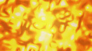 Dalgalı desenli dijital turuncu mozaik, yaz temalı tasarımlar, canlı arka planlar, çağdaş sanat ve soyut kavramlar için mükemmel..