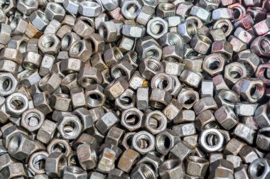 Arka plan olarak vida somun