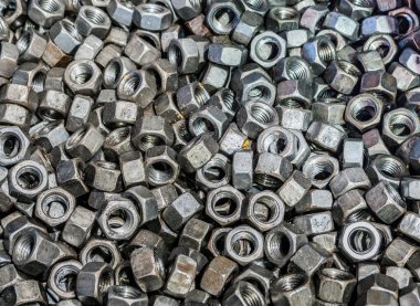 Arka plan olarak vida somun