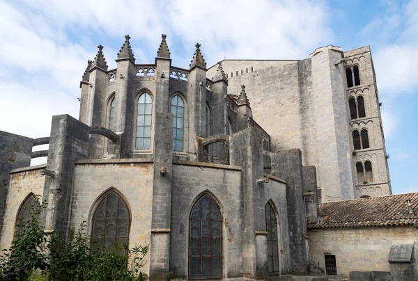 Catedral de Santa Maria em Girona, Catalunha, Espanha — Fotografia de Stock