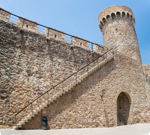 Castle at Tossa de Mar, Catalonia, Spain — Stock Photo, Image