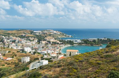 Sahil üzerinden panoramik görünüm