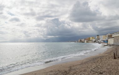 Akdeniz kıyılarında. Crete, Yunanistan