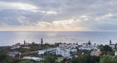 Crete adada doğal gündoğumu