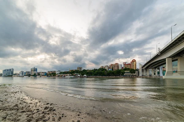 Bridge River Don Rostov Don Russia — Stock Photo, Image