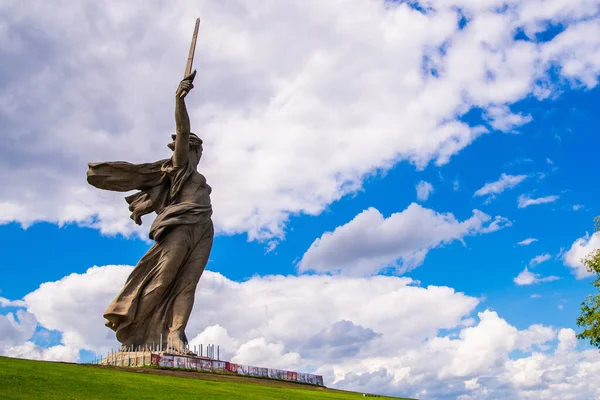 Volgograd Russia May 2019 Motherland Calls Memories Volgograd Russia — 스톡 사진