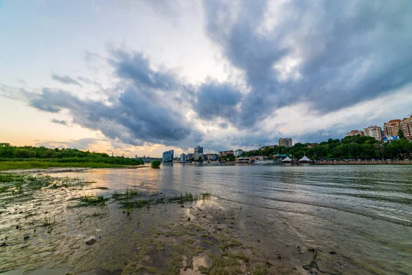 Pemandangan Rostov Don Dari Tepi Kiri Sungai Don — Stok Foto