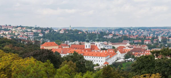 Techos Rojos Ciudad Praga Vista Panorámica Praga República Checa Día — Foto de Stock