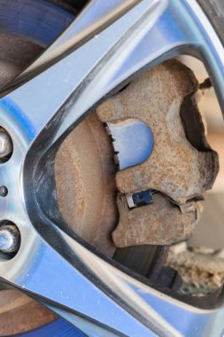 Disk fren balatalı kısmi tekerlekli araba parçası