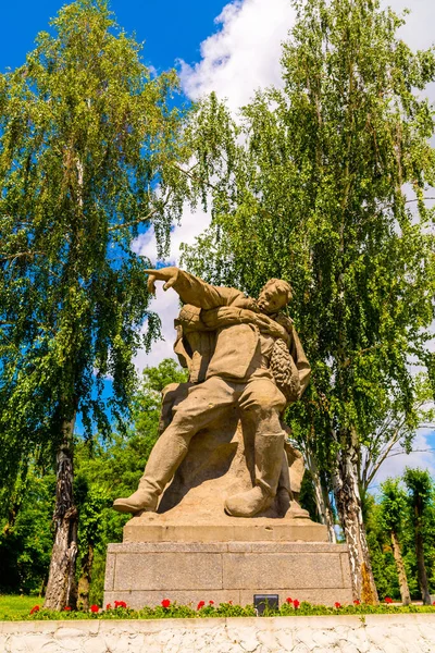 2014 Volgograd Russia May 2019 Sculpture Men Mamayev Hill Russia — 스톡 사진
