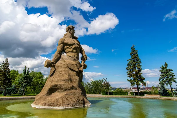 Volgograd Russia Mayıs 2019 Mamayev Kurgan Daki Ölüm Anıtı — Stok fotoğraf